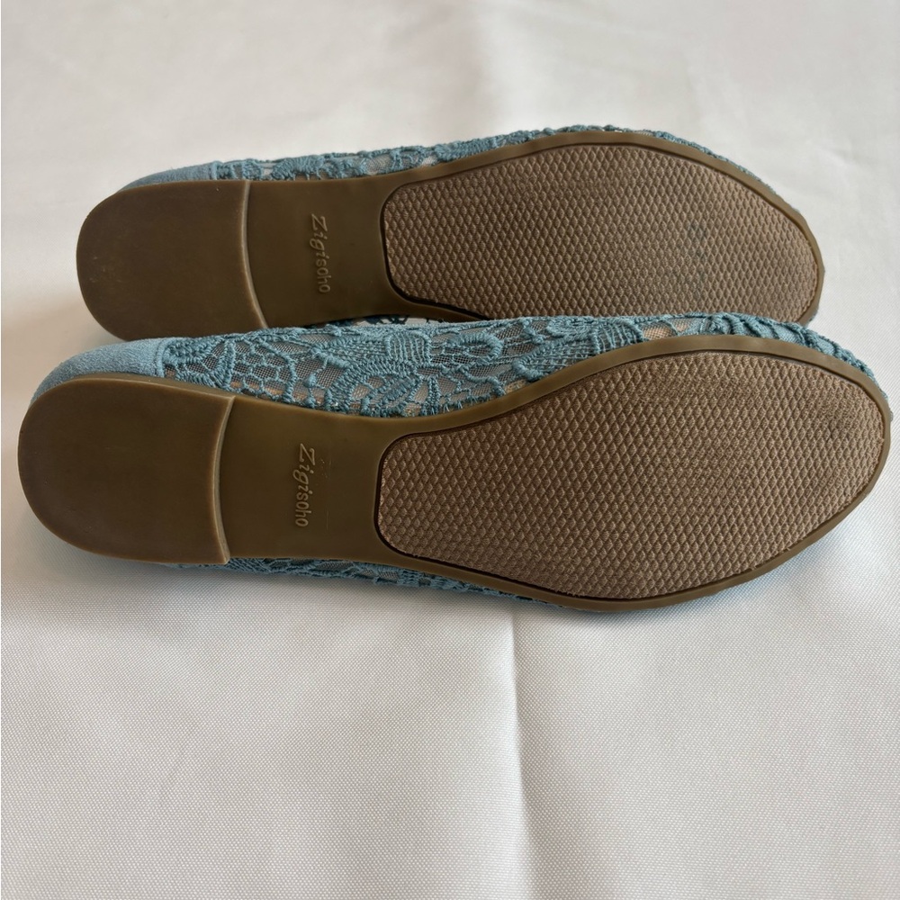 Zigi Soho  Women’s Blue Suede/Lace Size 7 Flats Shoes - Picture 6 of 7